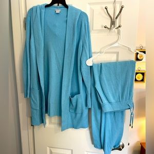 Cashmere Blend Sweater and Pant Set